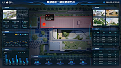 西园_采集到数舱大屏