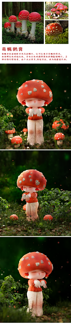 周小小粒粒采集到蘑菇