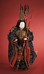 The Carabet Collection of Antique Japanese Dolls: 25 Early Dolls in Rare Size Depicting Empress Jingu, Takenouchi, Infant Ojin, Early 1800s