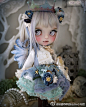 #Custom Blythe# #小布改娃# 奶茶出新改娃啦，少年青鸟，帅帅冷冷傲傲的~