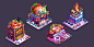 Cooking mobile game, Martyna Tyka : Bunch of assets I made for a mobile game for Boombit.