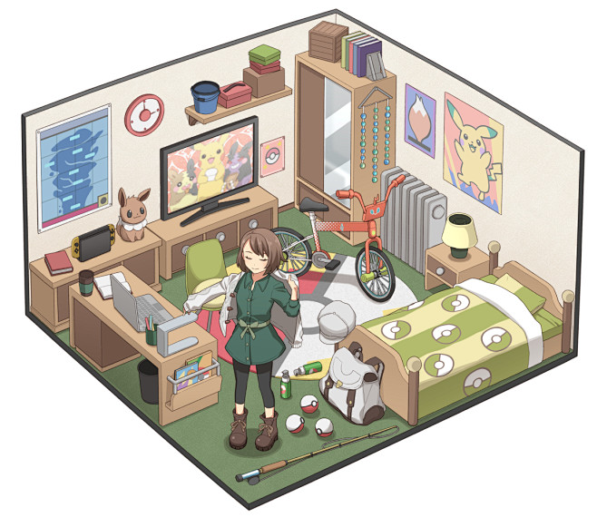 #ポケモン剣盾 主人公の部屋 - 伊東的...