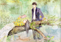 for you-琉木峰_水彩,手绘,for you,kwayl,琉_涂鸦王国插画