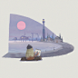 cartoon Character design  Digital Art  friends ILLUSTRATION  mountains Nature Procreate raodtrip adventure