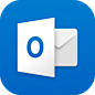 Microsoft Outlook App icon 图标 Logo 扁