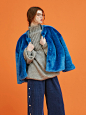 fake fur lined jacket (2color) : 16AW 어나더에이 "fake fur lined jacket"