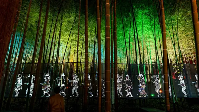 走，走，走──孟宗竹林 / Walk, Walk, Walk - Moso Bamboo Forest | teamLab-花瓣网