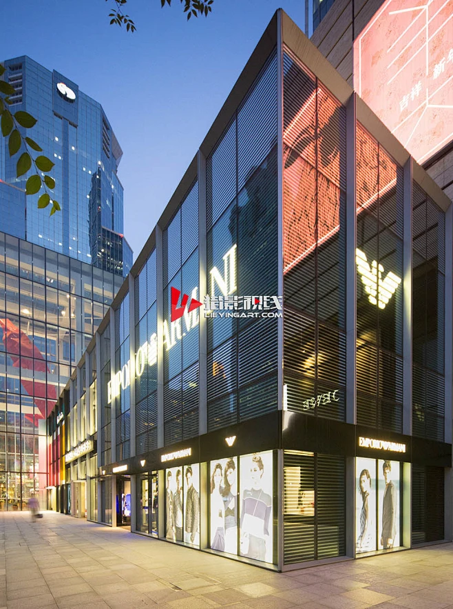 静安嘉里中心商业建筑摄影-花瓣网