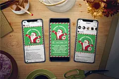 圣诞节促销电子海报模板A4尺寸可定制编辑设计素材下载 Christmas Sale Flyer Set