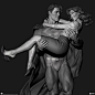 Superman and Lois Lane diorama by Sideshow