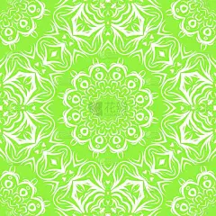 彩色花卉几何矢量图案。矢量插图。理想的创意和装饰项目