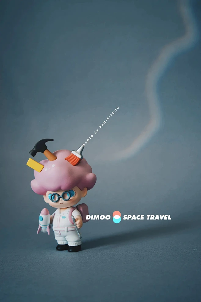 Dimoo太空系列之航空博士-花瓣网