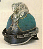 1898年的法国第十一骠骑兵团的骑兵头盔