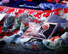 英超：曼联老特拉福德球场100周年纪念壁纸桌面壁纸2