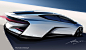 Honda FCEV Concept Design Sketch