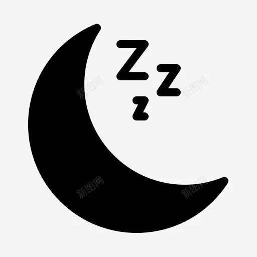 睡眠休息快速眼动图标 行动 icon 标识 标志 UI图标 设计图片 免费下载 页面网页 平面电商 创意素材-花瓣网