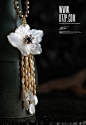 珠宝饰品，海报 #排版# 项链#素材#摄影师#贝壳花