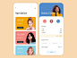 Mobile App - Beauty Services by Outcrowd #animation #appdesign