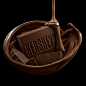 chocolate hersheys hershey's 3D Candy caramel blender CGI