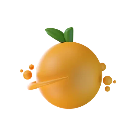 Orange 3D Icon
