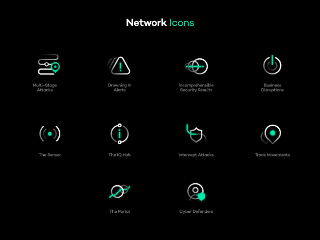 Network Icons hacker...