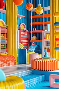 3D电商展示场景创意设计