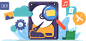 Backup and Data Recovery Illustration