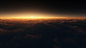 令人惊讶的简单的Sun云地平线skyscapes壁纸（#744402）/ Wallbase.cc