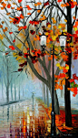 Autumn Fog - Leonid Afremov