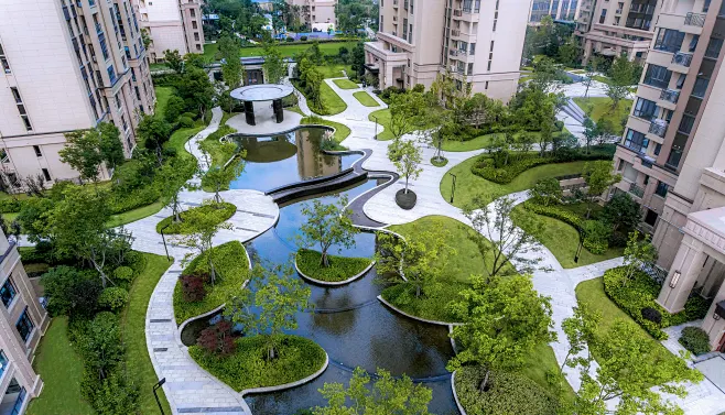 【南京·绿地理想城园区景观】效果图_设计图-金盘网kinpan-花瓣网