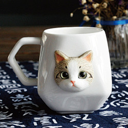 【具玩艺】喵乐个杯 手工定制 礼物 猫杯...