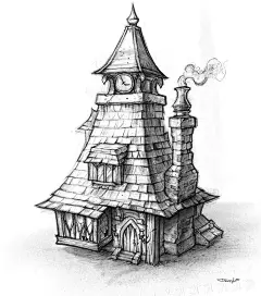 《魔兽世界:大灾变》吉尔尼斯建筑物设定图:相_360图片