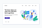 Web Illustrations : Hey! I want to present you my series of the illustrations that I create for the digital start-up. 