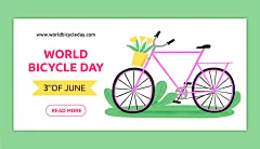 创意扁平骑行日自行车单车户外骑车郊游人物插画海报Ai设计素材-淘宝网