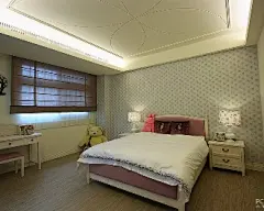 美式混搭别墅女生卧室背景墙 壁纸装-卧室壁纸装修效果图http://www.yiihuu.com/w/pl-1015/
