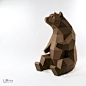 Bear Model Animal Model Bear lowpoly bear Baloo | Etsy