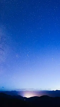 「高清壁纸」仰望璀璨星空，就像夜里无尽的梦～