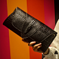 2014欧美新款外贸女包包潮 鳄鱼纹女士手拿包品牌手提包真皮女包- 阿里巴巴