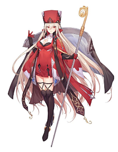 Dorothea-采集到人物设计——修女祭司等庄严形象+舰长队长
