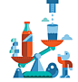 Hahnenburger.ch : Illustrations for Hahnenburger.ch education brochure
