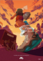 Nike air shoes sneaker run perpective cloud ILLUSTRATION  run pose man