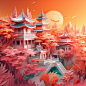 ym1573_Landscape_scenes_of_ancient_Chinese_architecture_Multidi_0c85a0bf-e370-4870-ae8b-9c3a4013d014