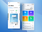 App Design By Zoeyshen仪表板图表App ui移动监控图标动画直方图数据可视化图admin设计数据可视化fui智能监控