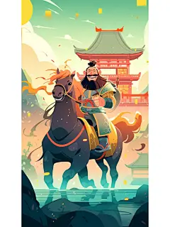 扁平风AI带你领略三国风云！