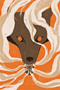 Teeth & Smoke : Initially created for a cover competition, I opted instead to finish the illustration on my own terms. It's based on a story of modern werewolves in London, where the main character transformed in a gust of smoke,