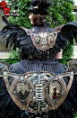Coque Feather Wings and details by Erik Teague Design / Opergeist Haberdashery --- very very nice. Ingenious even!