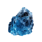 4K幽蓝3D透明晶体水晶冰块结晶冰晶高清背景底纹PNG免抠图片素材