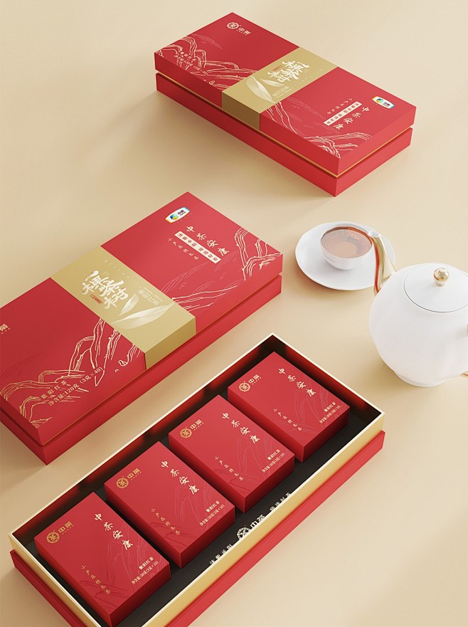 适合新年送礼的茶叶礼盒，真高级感十足