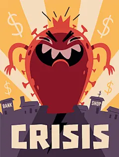 国外卡通扁平抗击疫情新冠病毒防疫卫生防护宣传插画海报设计素材-淘宝网