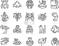 埃及,国际著名景点,平坦的,传统,神,埃及太阳神,路易斯十六世,法老,设计,布置